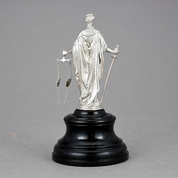 SKULPTUR, silver, Österrike/Ungern, 1900-talets början.