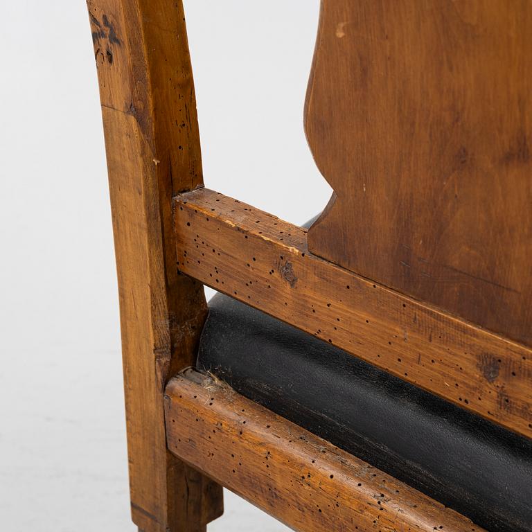 A pair of Late Baroque Chairs, a. mid-18th century.