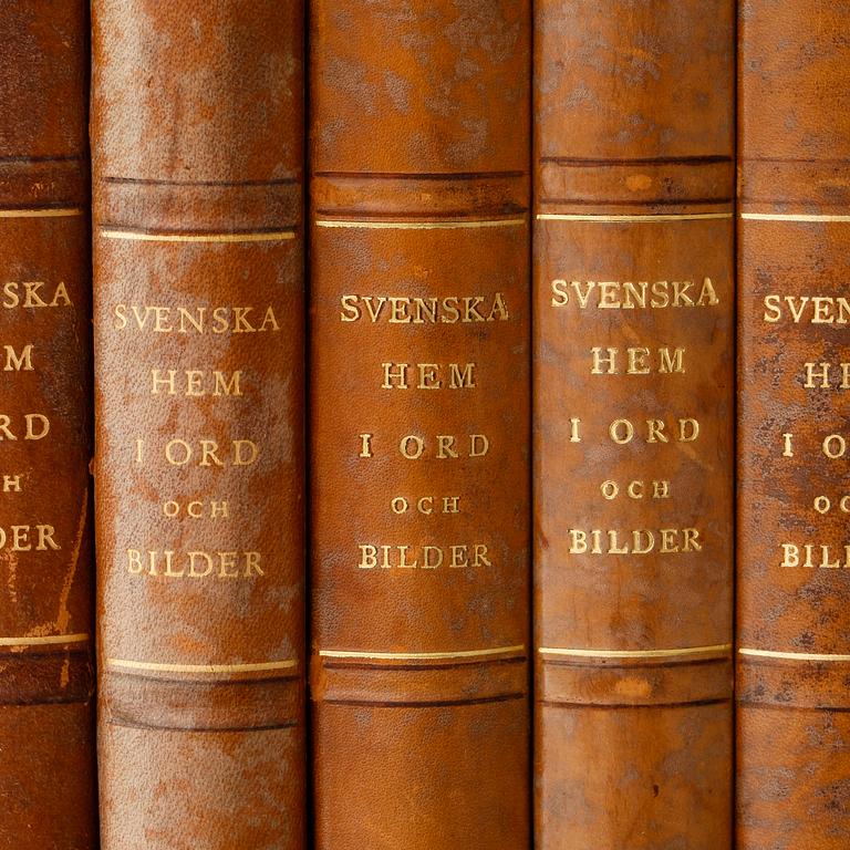 BOK. 22 band. "Svenska hem i ord och bilder", 1937-1958.