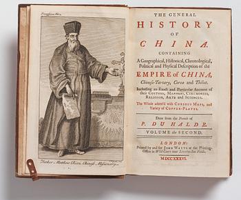 En samlares bibliotek, del 1. The History of China, vol I - IV.