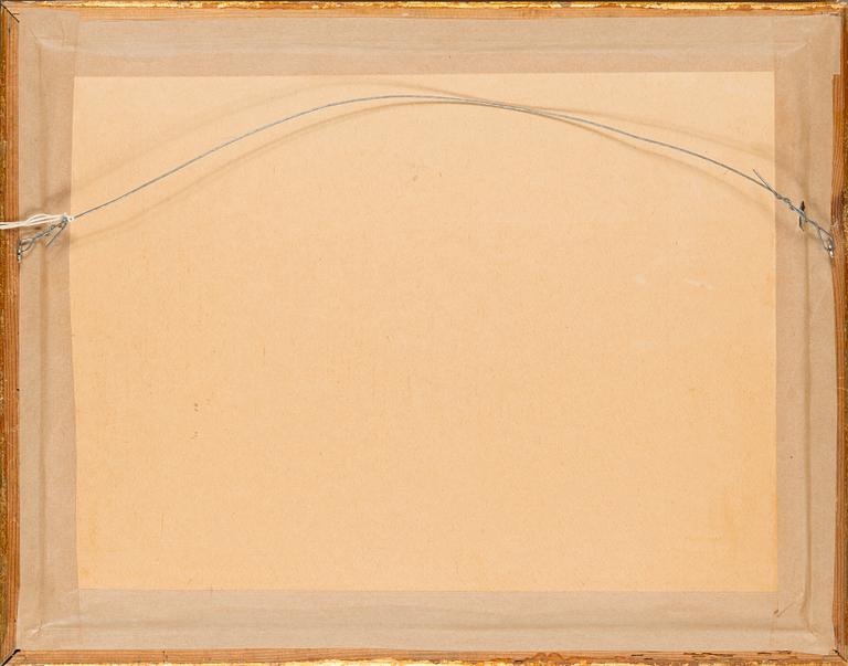 Ada Thilén, vesiväri, signeerattu.