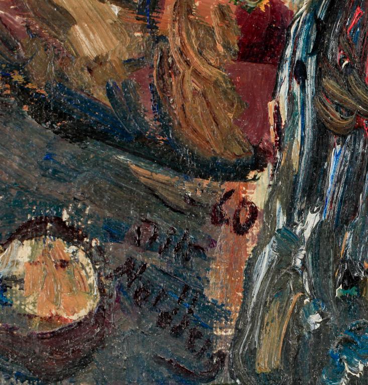 OLLE NORDBERG, olja på pannå, sign. o dat. 60.