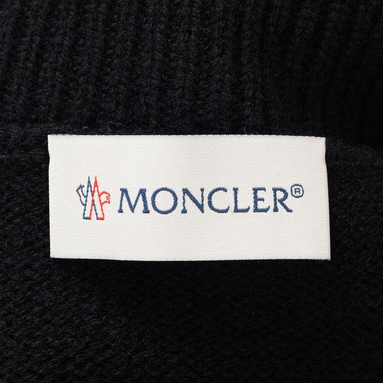 Moncler, A 'Lupetto tricot' wool turtleneck sweater, size M.