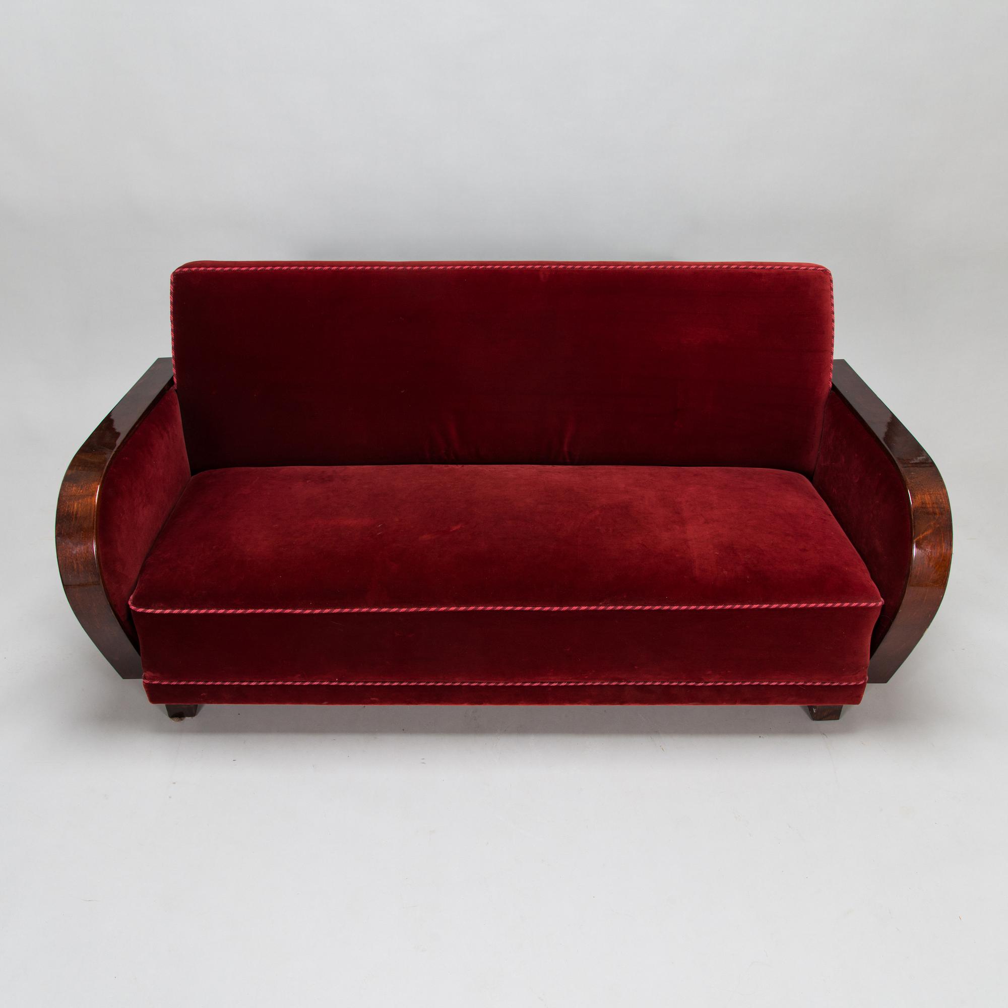 Soffmöblemang, 3 delar, jubileumsmodell "Pormestari" (Borgmästren) för Asko 1993.