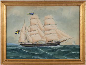 Lars Petter Sjöström, Barken Patriot från Helsingborg.