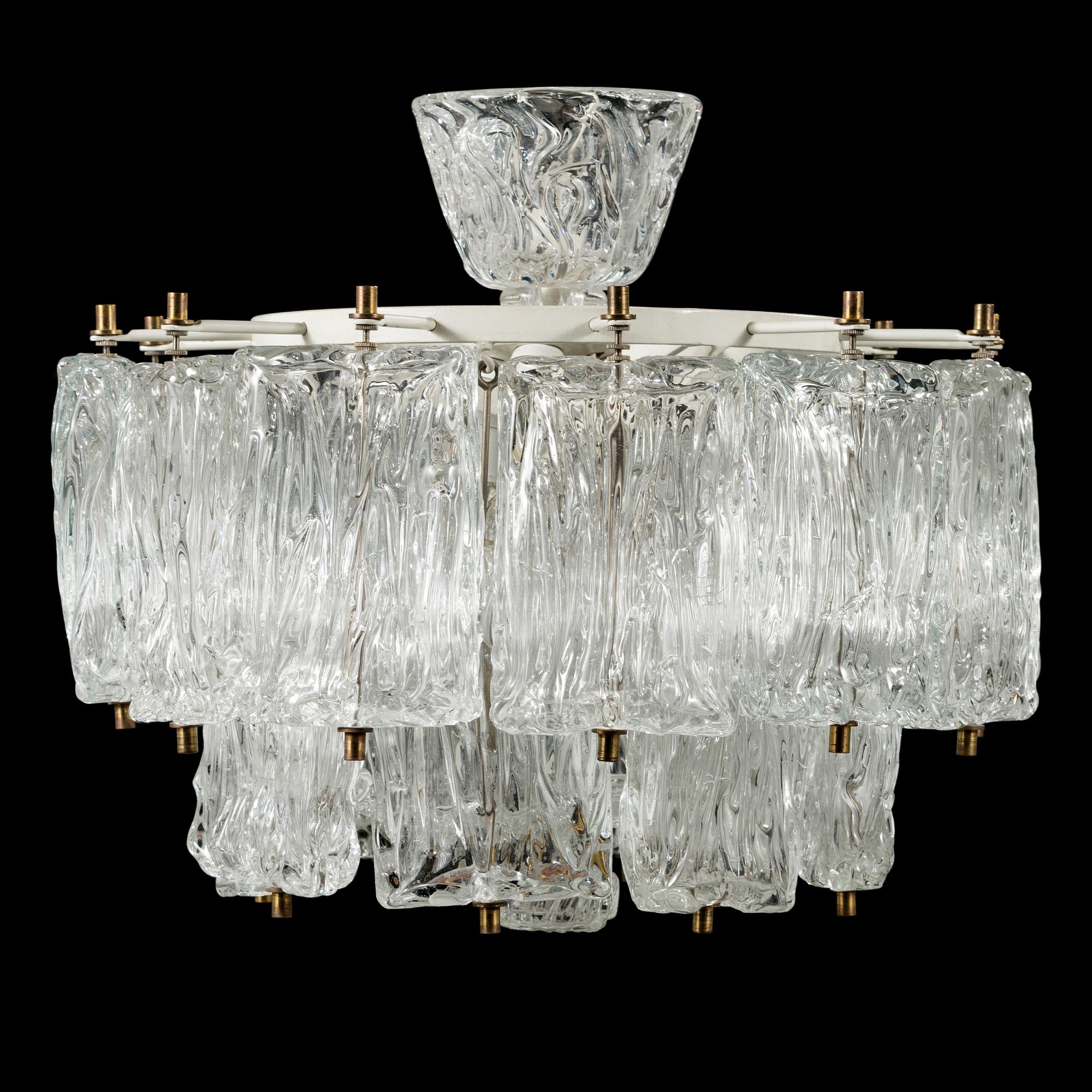 TAKKRONA, Murano, Italien 1960/1970-tal.