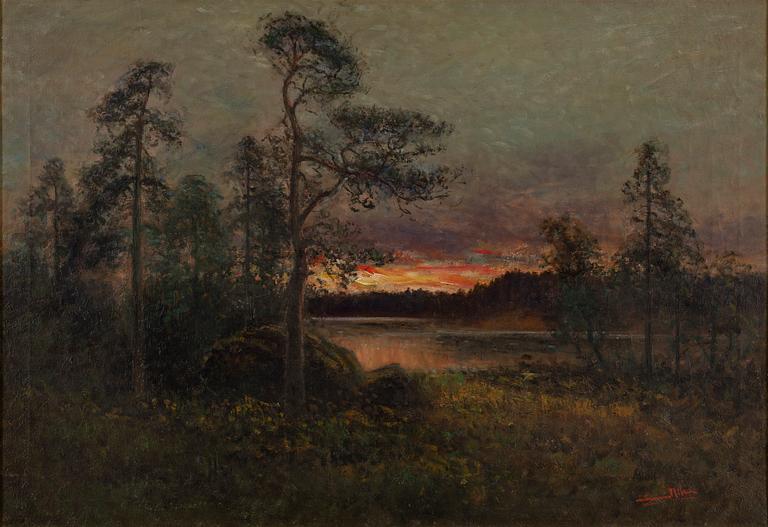 SEVERIN NILSON, olja på duk, signerad.