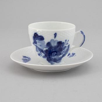 Royal Copenhagen,  kaffeservis, 47 delar, porslin, Blå Blomst.