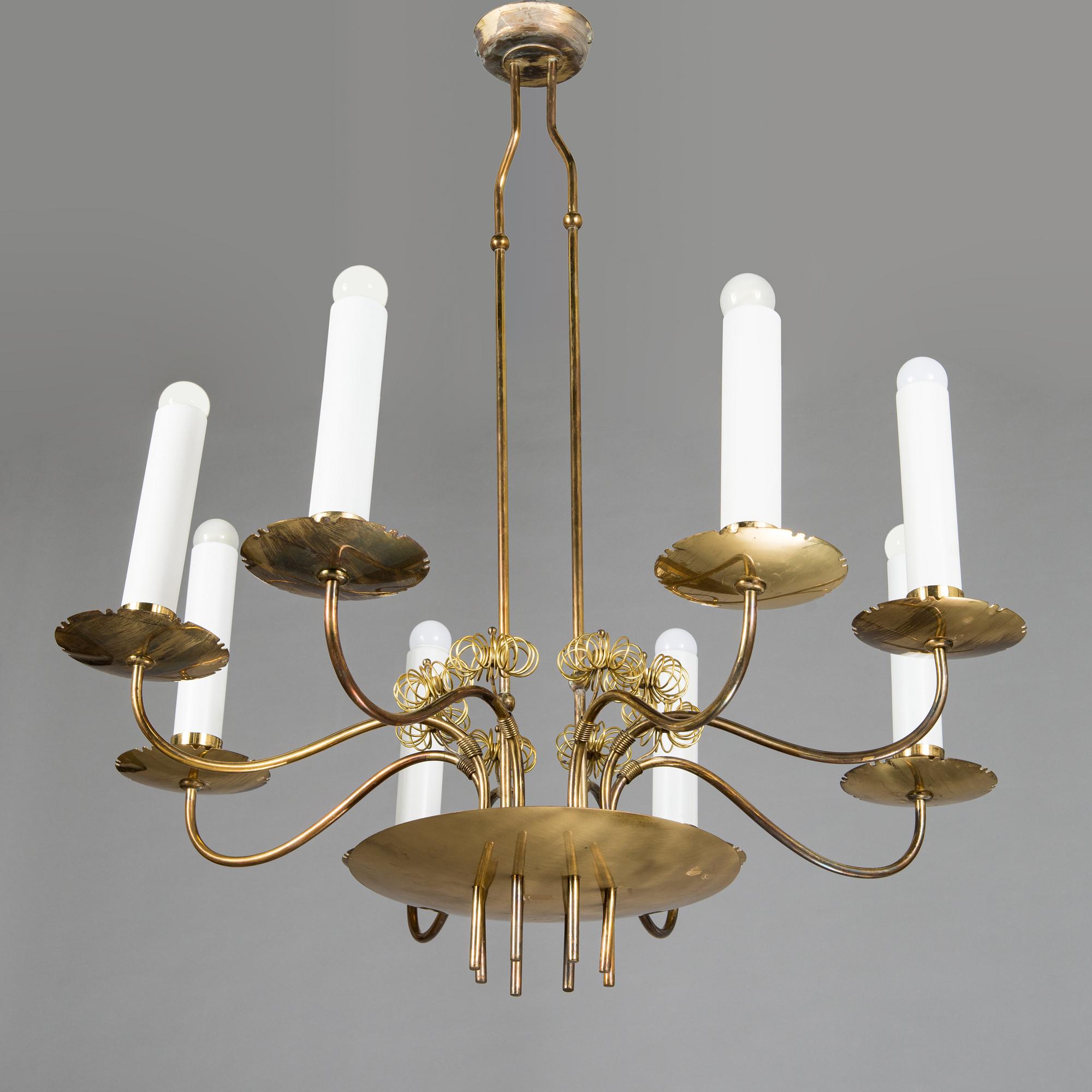 Paavo Tynell, chandelier, for Taito.