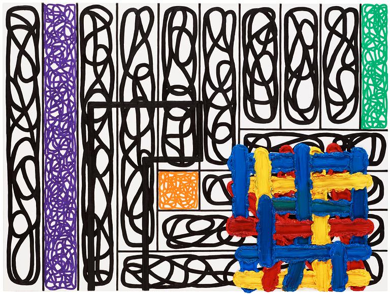 Jonathan Lasker, "Boundaries make meaning".