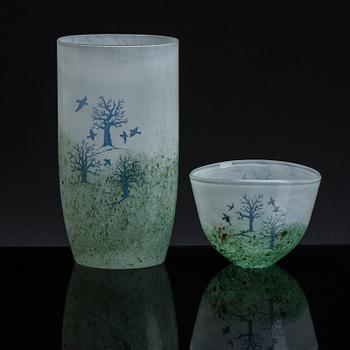VAS OCH SKÅL, glas, Kjell Engman, Kosta Boda.