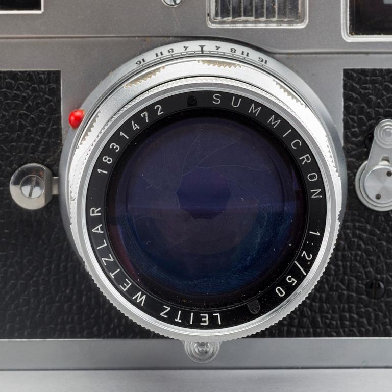 A LEICA M2 CAMERA AND LENS from 1963.