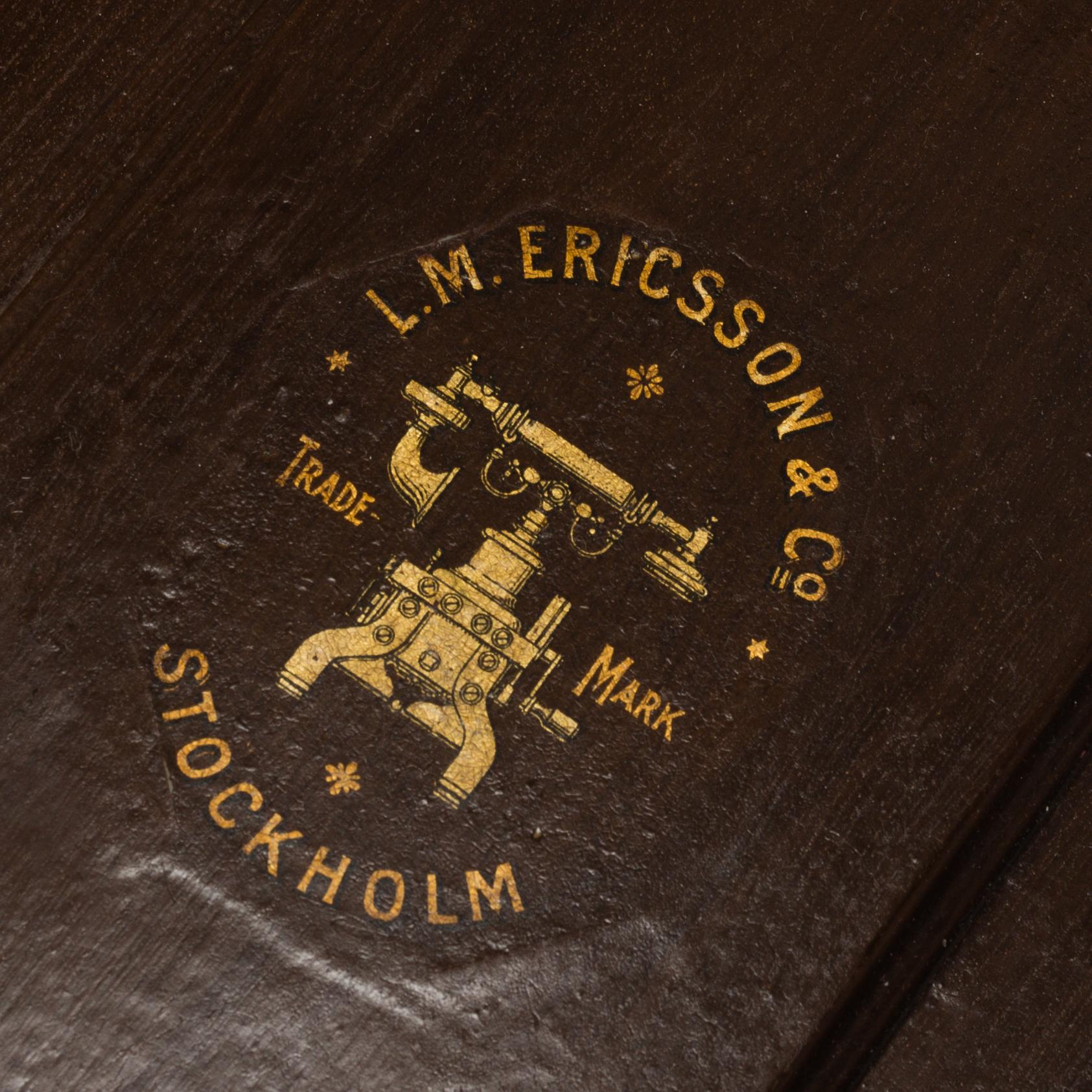 VÄGGTELEFON, L. M. Ericsson, Stockholm, 1914.