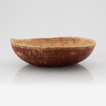 A bowl, dated 1851.