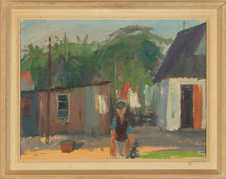 OLLE SVANLUND, a signed and dated oil on canvas.