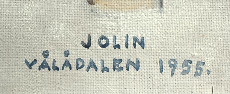 EINAR JOLIN, olja på duk, sign o dat 1955.