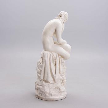 JOHANNES TAKANEN, kipsiveistos, signeerattu ja päivätty 1878.