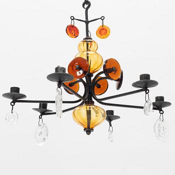 Erik Höglund, a chandelier, Boda Smide.