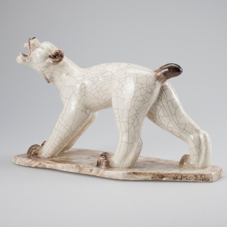 JOSEF MANUEL, skulptur, porslin, signerad och daterad -35.