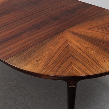 A 7 piece dining group by Svante Skogh, Seffle Möbelfabrik, Säffle, 1950's/60's.
