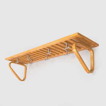 Alvar Aalto, hattuhylly/ naulakko, malli 113, O.Y. Huonekalu- ja Rakennustyötehdas A.B 1930/40-luku.