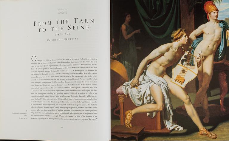 Six books about art.