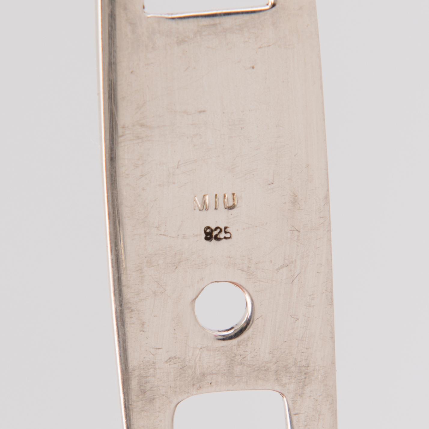 KRÄFTNÅLAR, 8 st, sterling silver, MIU, 1900-tal.
