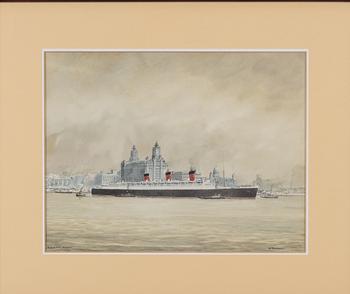 Eric Erskine Cambell Tufnell, Atlantic Liner "Queen Mary".