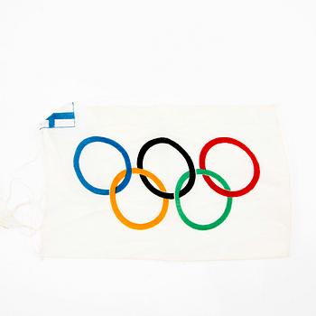 En samling Olympiad memorabilia.