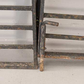A pair of cast iron gates from the first half of the 20th Century.