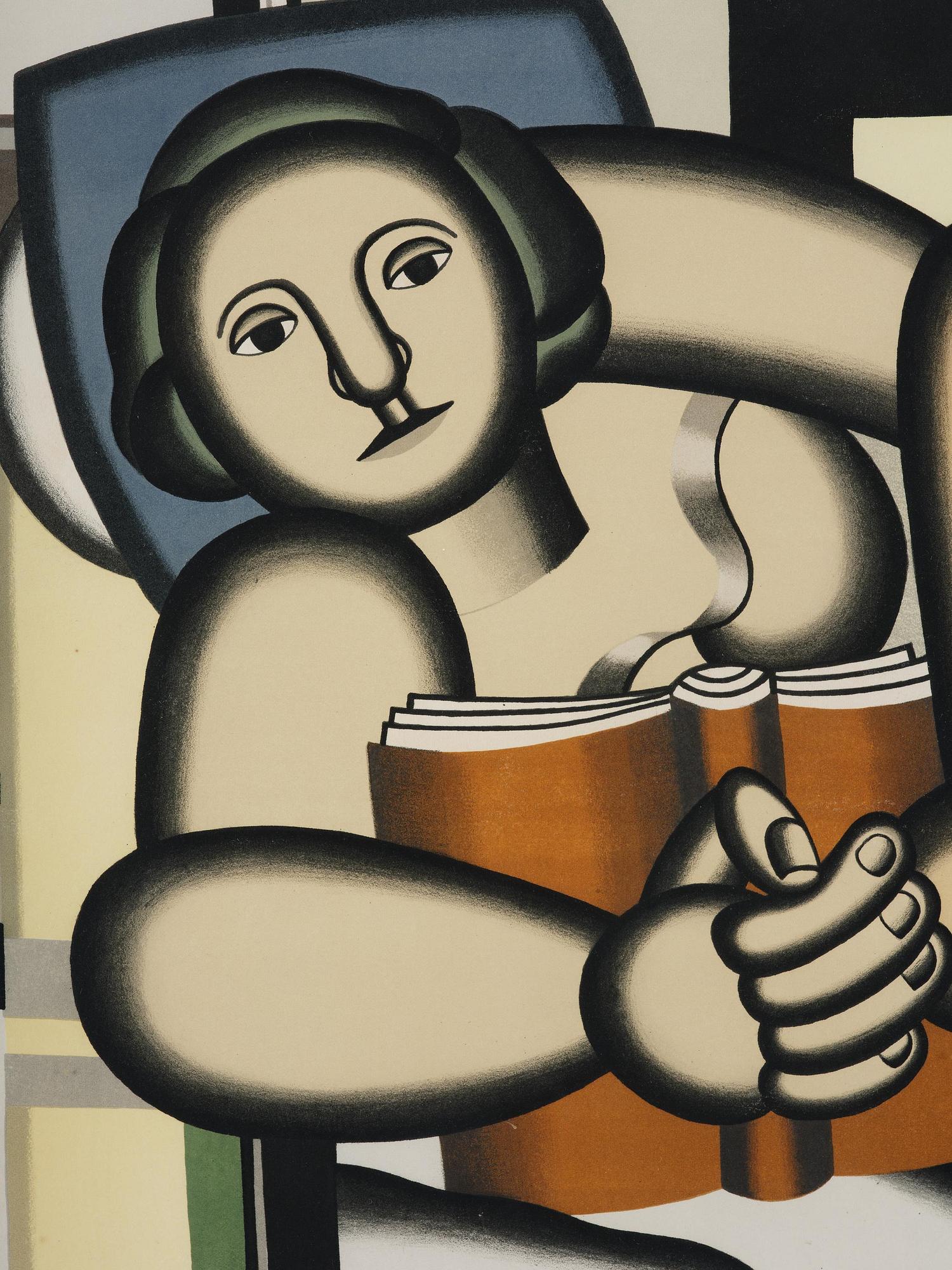 Fernand Léger, after, "La lecture".