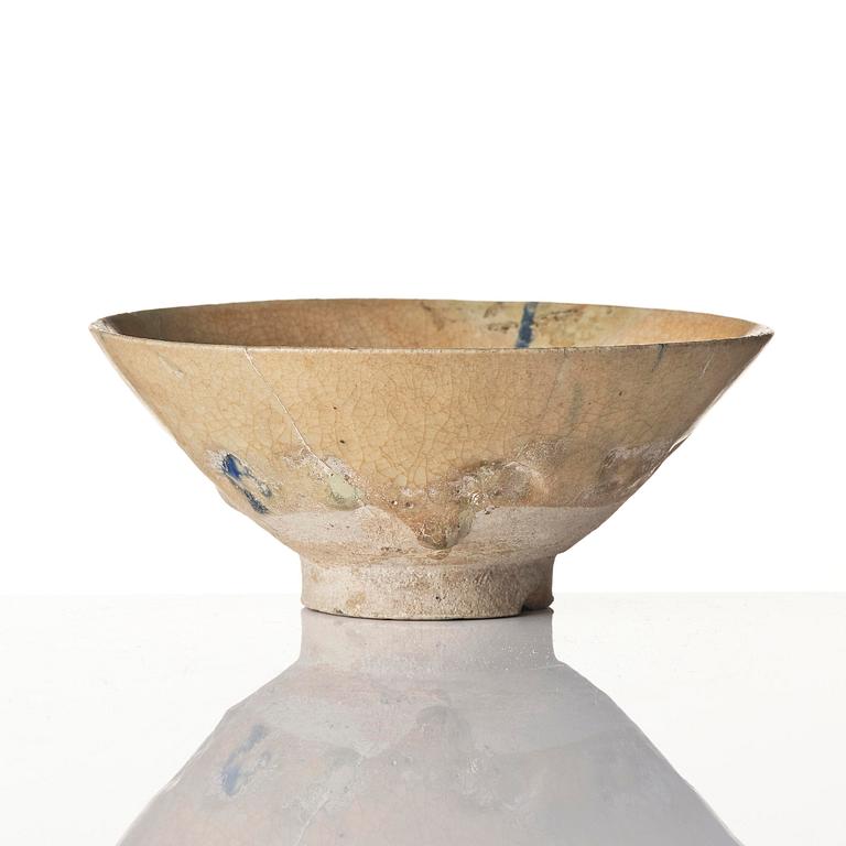 Skål, lergods, Keshan, Persien, omkring 1200 e.Kr.