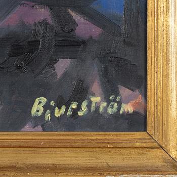 Tor Bjurström, oil on canvas, signed.