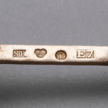 BESTICK, 13 delar, silver, olika modeller, 1900-tal. Vikt ca 220 gram.