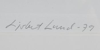 LISBET LUND (LUND-SCHWELA), värietsaus, signeerattu, numeroitu 10/10 ja päivätty -79.