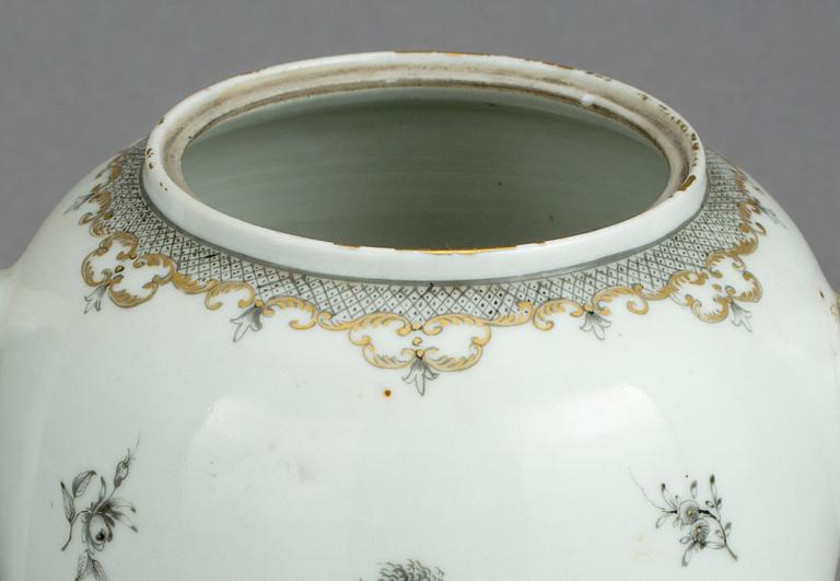 TEKANNA, kompaniporslin, Kina, 1700-tal.