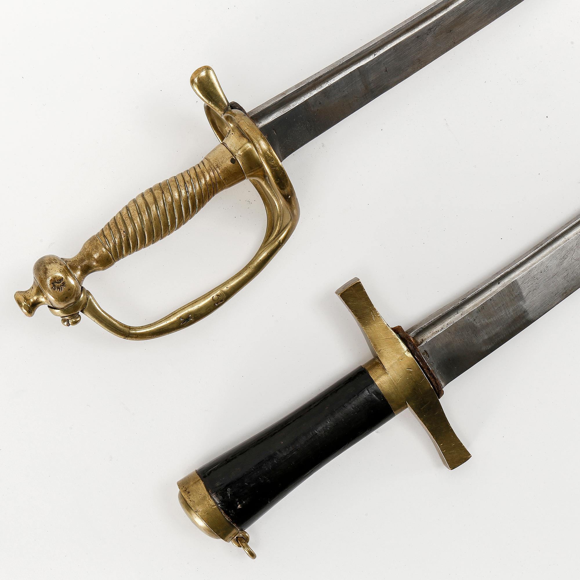 HUGGARE, 2 stycken, Sverige, m/1856.
