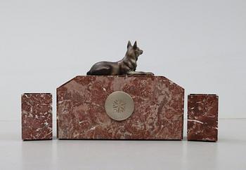 BORDSUR, 3 delar, art déco, 1900-talets första hälft.