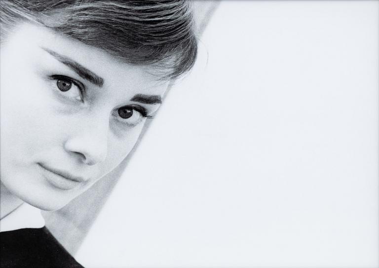 Per-Olow Anderson, "Audrey Hepburn photographed in 1955 in Italy.".