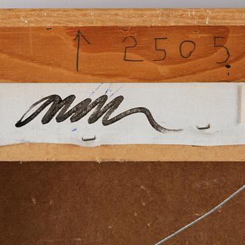 Arman (Armand Pierre Fernandez), ”Monochrome accumulation no 2505 (Ultramarin blue)”.