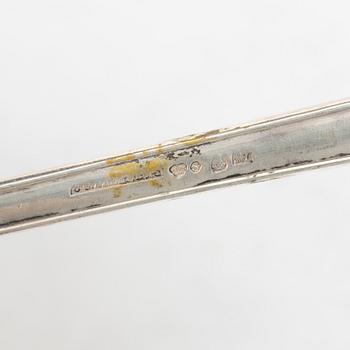 A 110 piece silver cutlery service, "Svensk spets", mostly CG Hallberg, first half of the 20th Century.