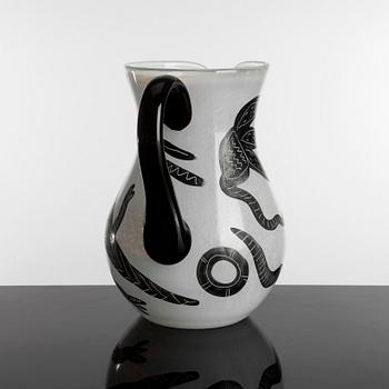 ULRICA HYDMAN-VALLIEN, jug, vase and bowl, glass, "Caramba", Kosta Boda.