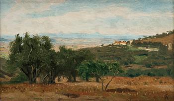 606. Olof Arborelius, View from Capidimonte di Sorrento.