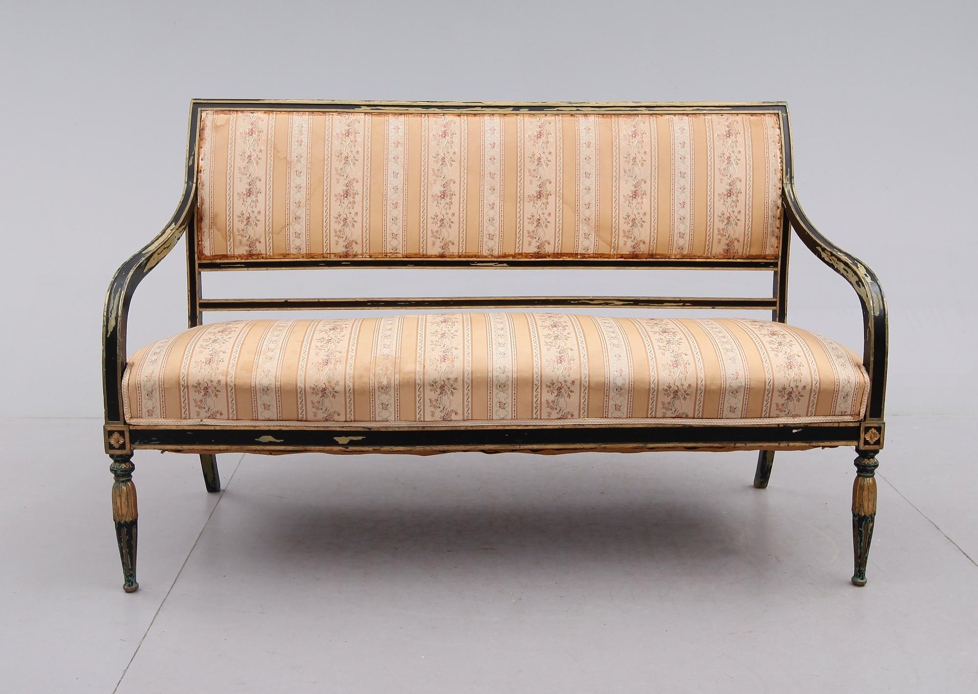 SOFFA, gustaviansk stil, 1800-talets andra hälft.