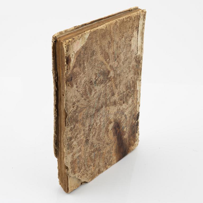 First Swedish book on fencing, with engravings, 1693.