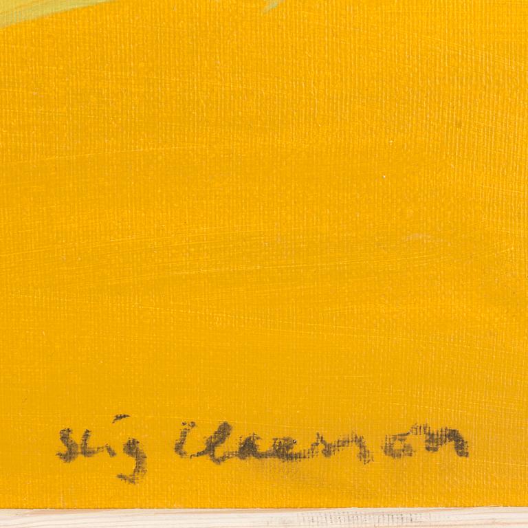 STIG CLAESSON, olja på duk, signerad.