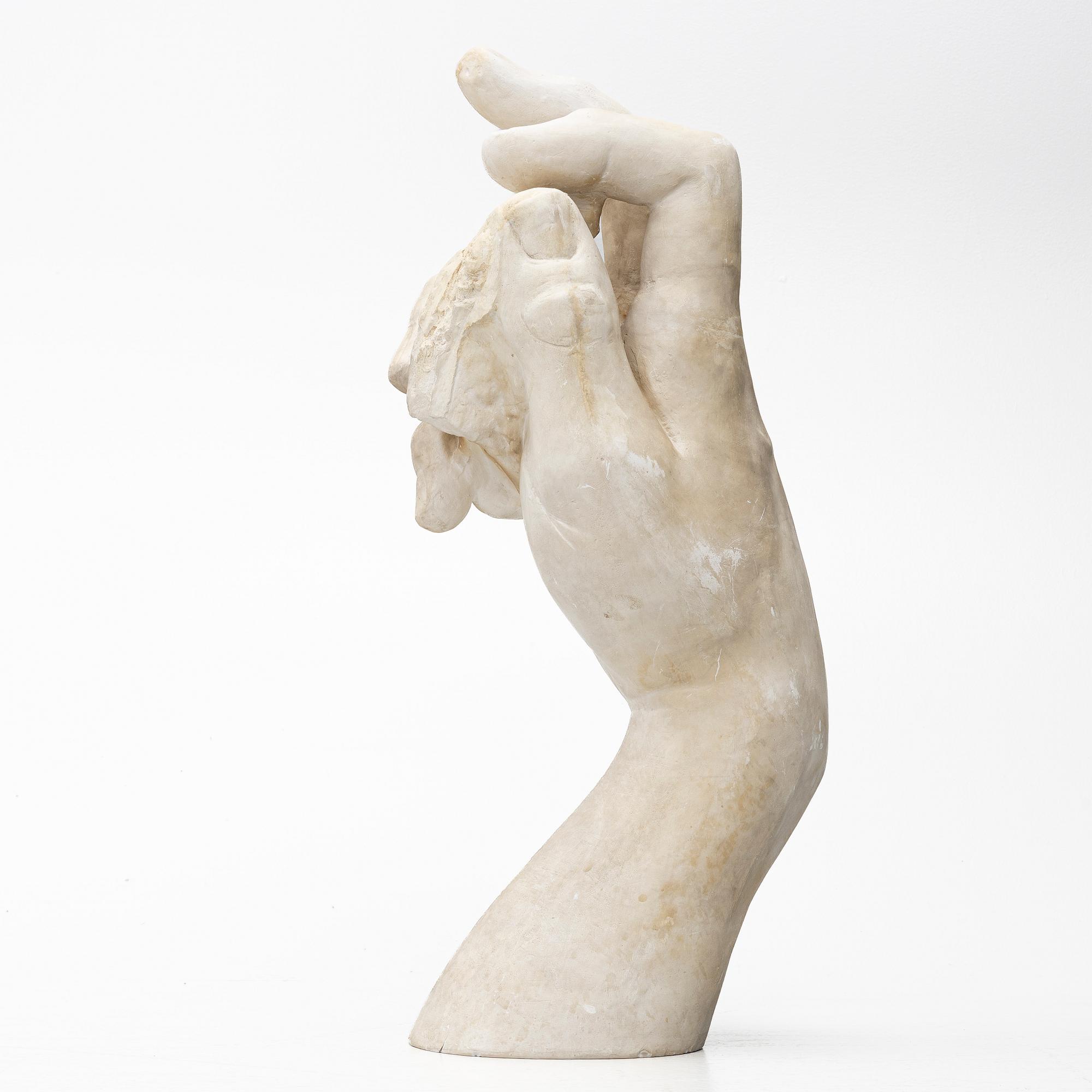 Skulptur, hand, 1900-tal.