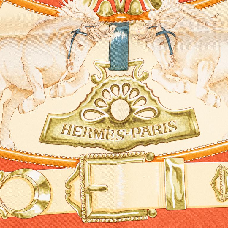 Hermès, scarf, "Chevaux de Trait".