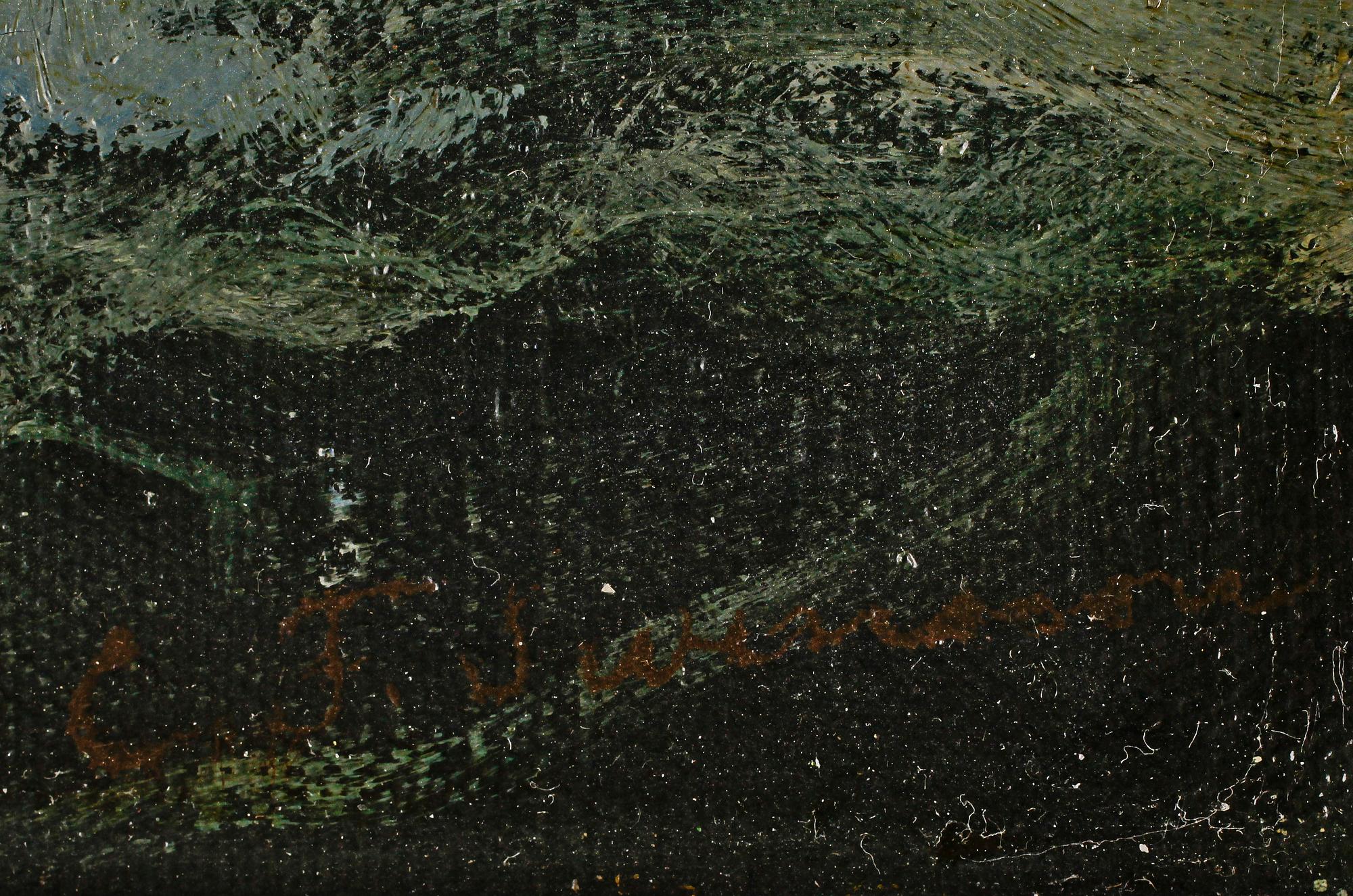 CHRISTIAN FREDRIK SWENSSON, olja på duk, signerad.