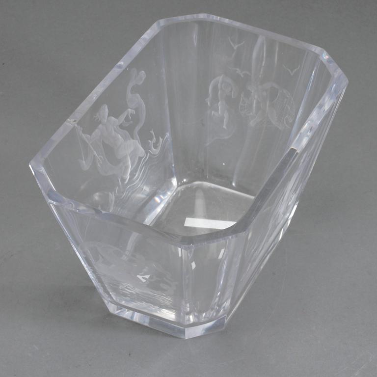 SKÅL, glas, Håkan Gustavsson, signerad.